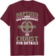 Christian Baptized Under New Management See Christ Baptism T-Shirt - T-Shirt | Maroon