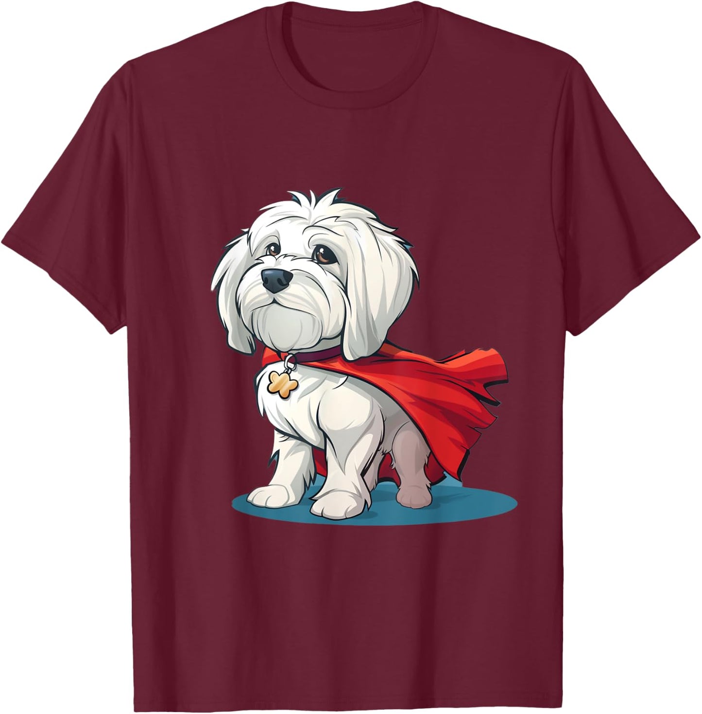Coton de Tulear Dog - Coton de Tulear Women Kids T-Shirt - T-Shirt | Maroon