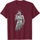 Anita Baker Live B&W By Stephen Wright T-Shirt - T-Shirt | Maroon