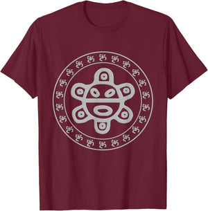 Taino Sun Taino Coqui Circle Puerto Rico Boricua T-Shirt - T-Shirt | Maroon