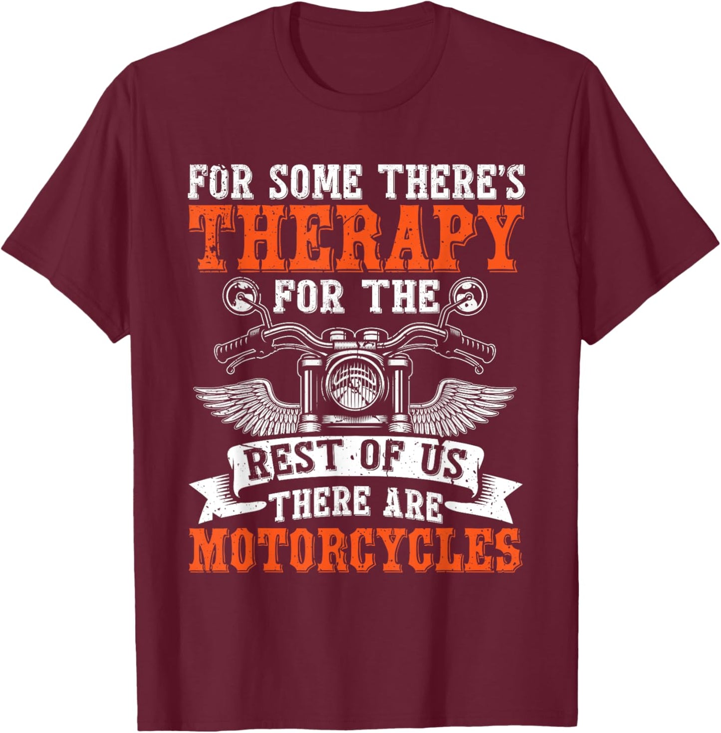 Funny Biker Art Motorcycle Motorbike Rider T-Shirt - T-Shirt | Maroon