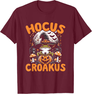 Cute Halloween Frog Shirt T-Shirt - T-Shirt | Maroon