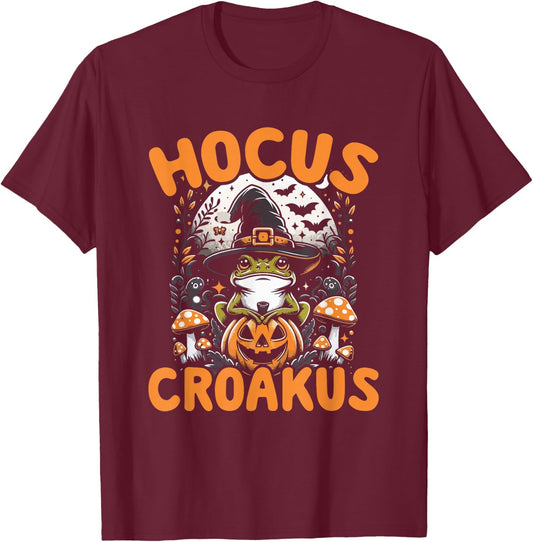 Cute Halloween Frog Shirt T-Shirt - T-Shirt | Maroon