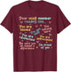 Admin Team Dream Team School Staff Teacher Back To School Men Women T-Shirt - T-Shirt | Maroon