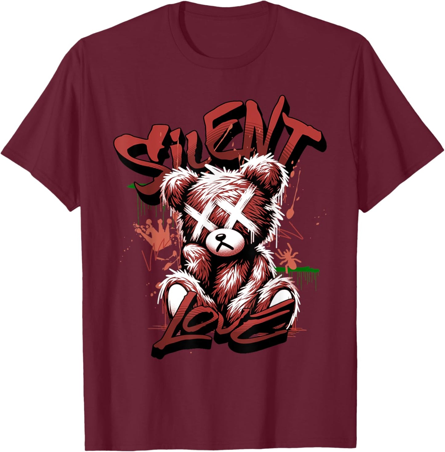 Silent Love Dune Red 13s Matching Women T-Shirt - T-Shirt | Maroon