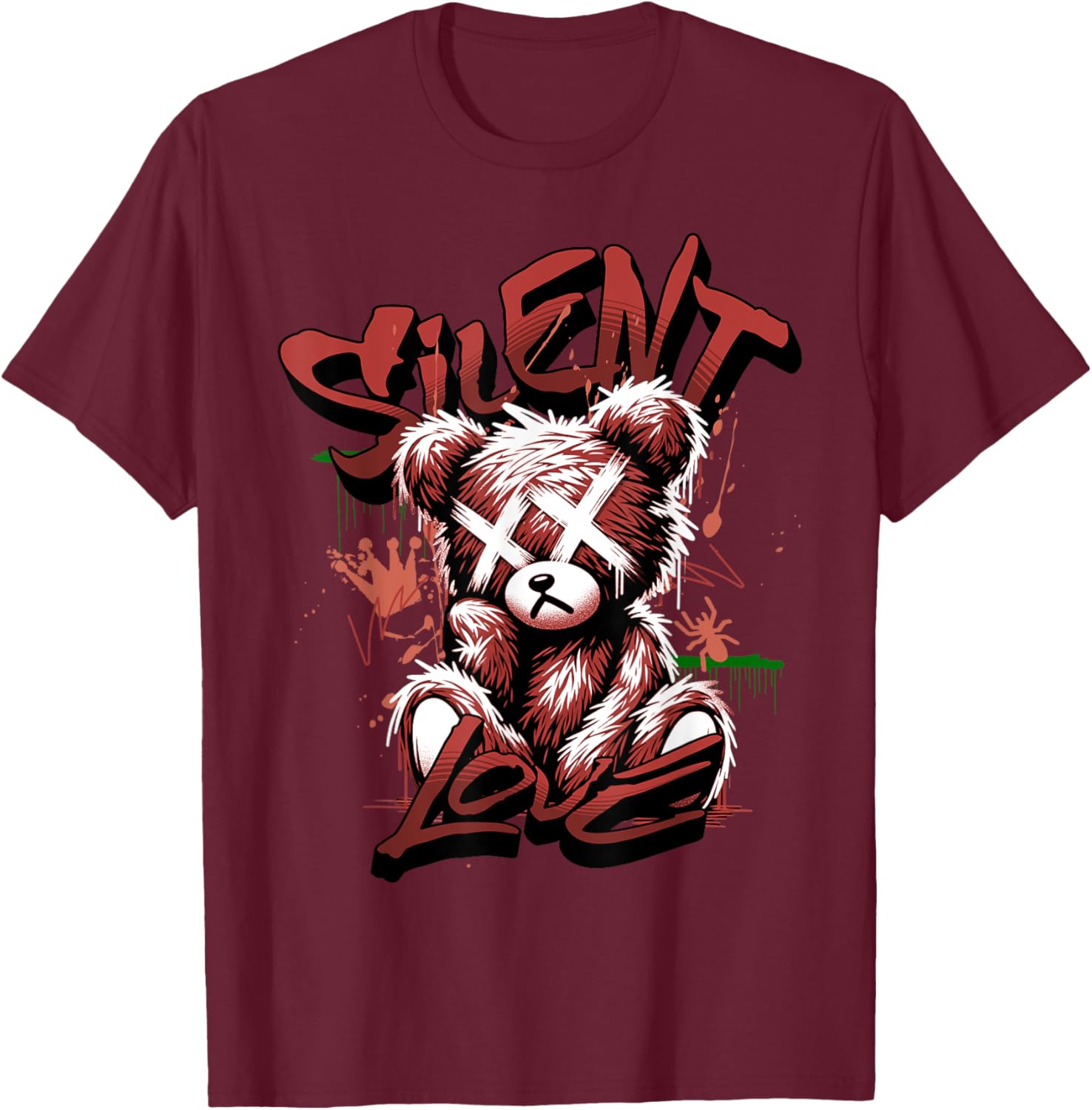 Silent Love Dune Red 13s Matching Women T-Shirt - T-Shirt | Maroon