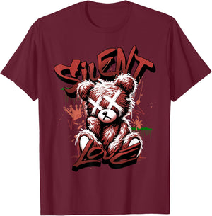 Silent Love Dune Red 13s Matching Women T-Shirt - T-Shirt | Maroon