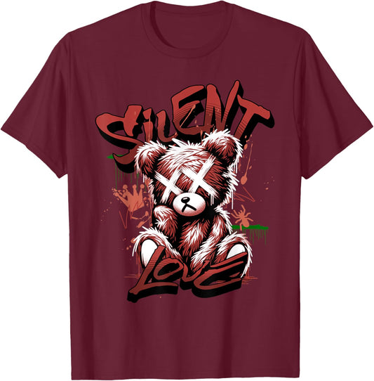 Silent Love Dune Red 13s Matching Women T-Shirt - T-Shirt | Maroon