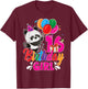 Birthday 16 Years Old Girl Panda Lovers 16th Bday Party T-Shirt - T-Shirt | Maroon