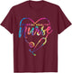 Mental Health Nurse Psychiatry Nursing Psychiatric Nurse T-Shirt - T-Shirt | Maroon