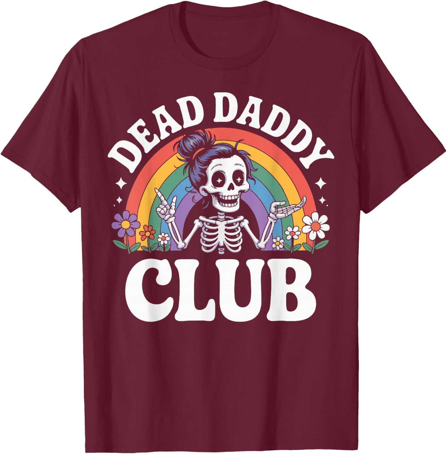 Dead Daddy Club T-Shirt - T-Shirt | Maroon