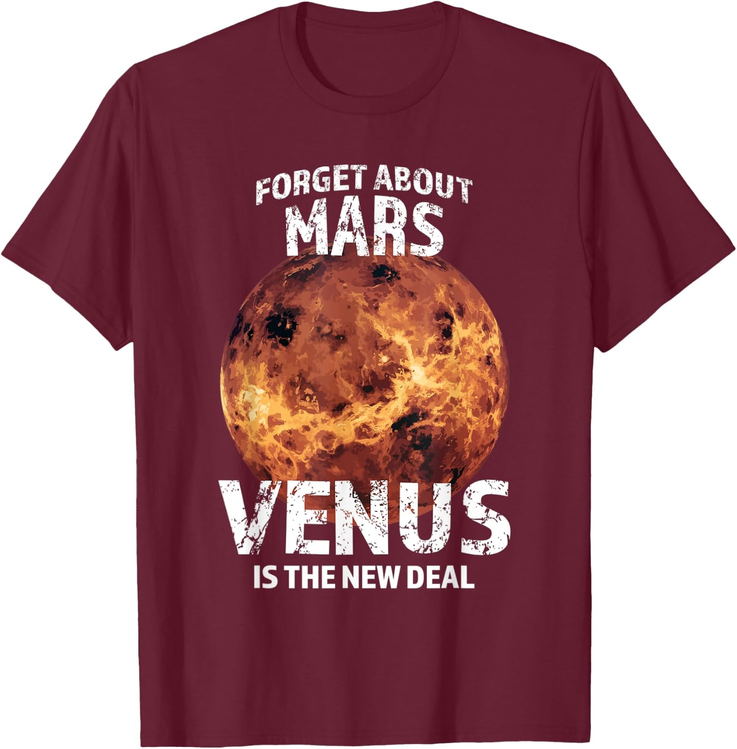 Venus is the new deal - Coloured - Life on Venus, Phosphine T-Shirt - T-Shirt | Maroon