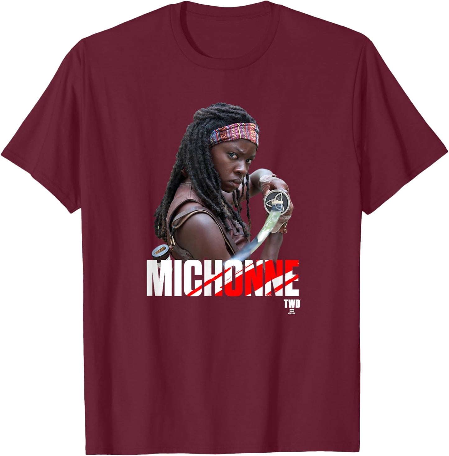 Michonne T-Shirt - T-Shirt | Maroon