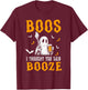 Drinking Halloween Booze Ghost Beer T-Shirt - T-Shirt | Maroon