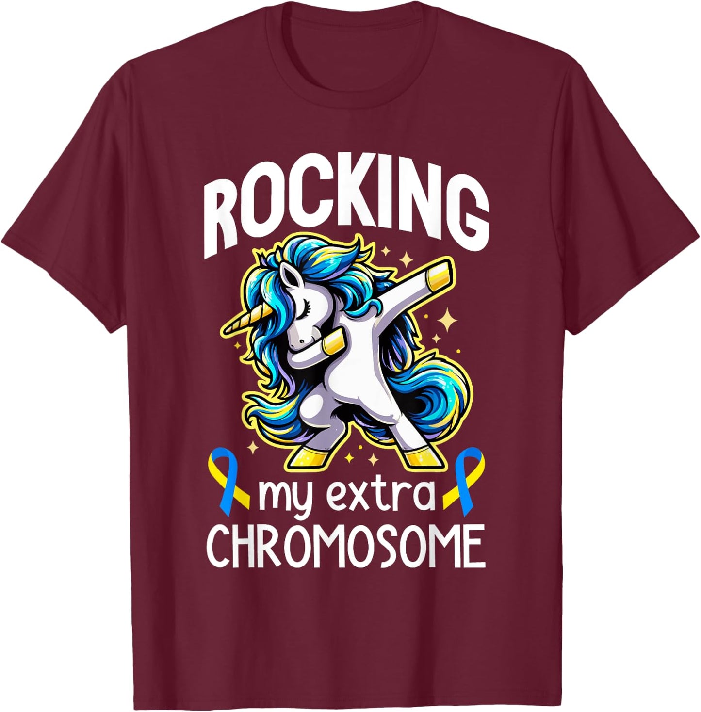 Down Syndrome Awareness Day Down Syndrome Daughter Sister T-Shirt - T-Shirt | Maroon