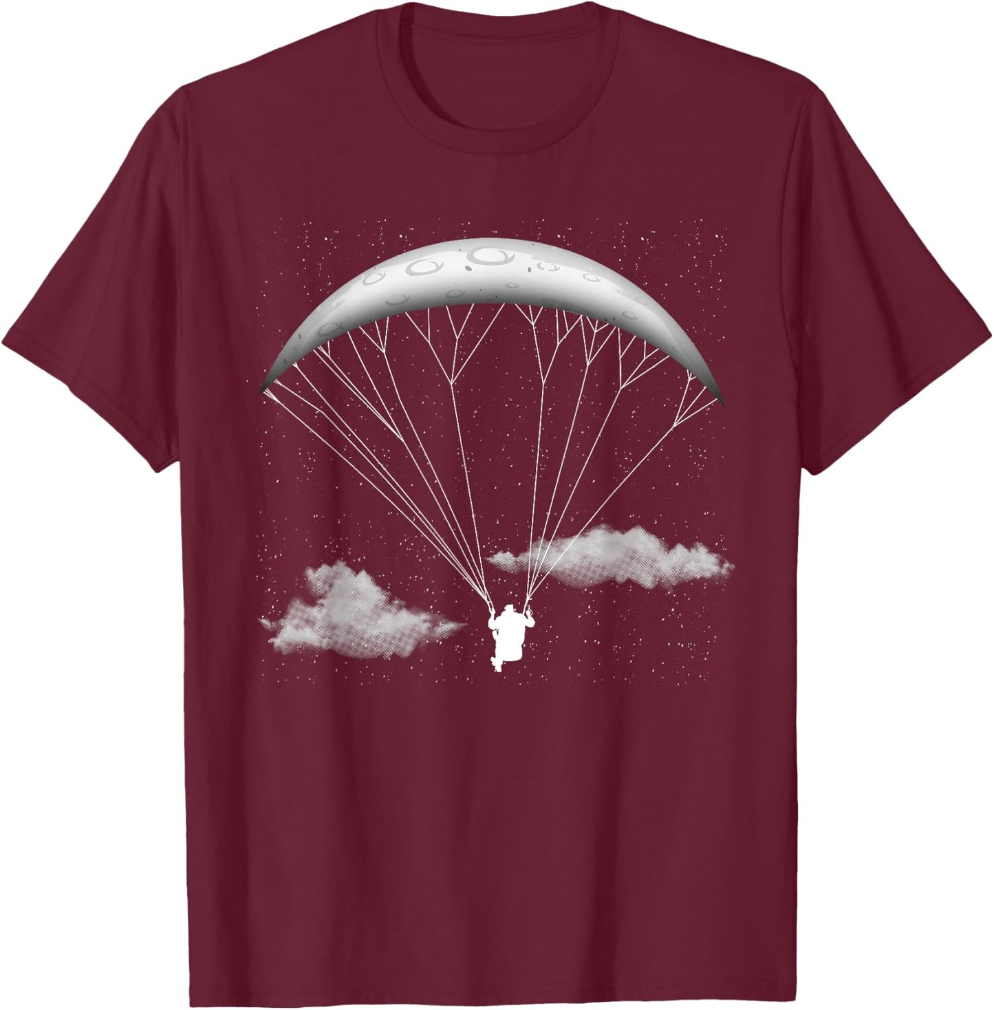Funny Paragliding Design Women Skydiving Paraglider T-Shirt - T-Shirt | Maroon