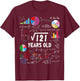 Square Root of 121 11th Birthday 11 Year Old Love Math T-Shirt - T-Shirt | Maroon