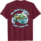 The Ocean is Calling and I must Go Sea Turtle Beach Lover T-Shirt - T-Shirt | Maroon