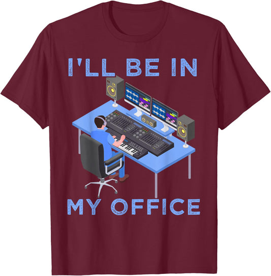 Music Editing Mixing Funny Studio Recording Sound Engineer T-Shirt - T-Shirt | Maroon