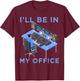 Music Editing Mixing Funny Studio Recording Sound Engineer T-Shirt - T-Shirt | Maroon