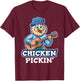 Chicken Pickin' Guitar Player Country Music Honky Tonk Music T-Shirt - T-Shirt | Maroon