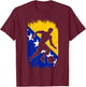 Bosnia and Herzegovina Flag Silhouette Bosna Pride T-Shirt - T-Shirt | Maroon