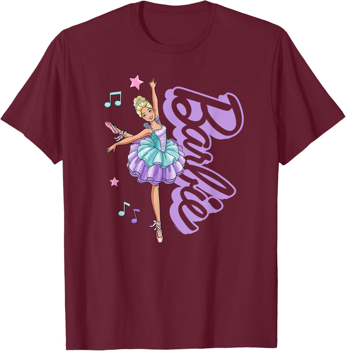Barbie - Barbie Ballerina - Love Ballet T-Shirt - T-Shirt | Maroon