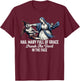 Hail Mary Full of Grace Punch the Devil in the Face Catholic T-Shirt - T-Shirt | Maroon