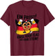 Ein Prosit Raise Your Flag and Your Stein Oktoberfest Design T-Shirt - T-Shirt | Maroon