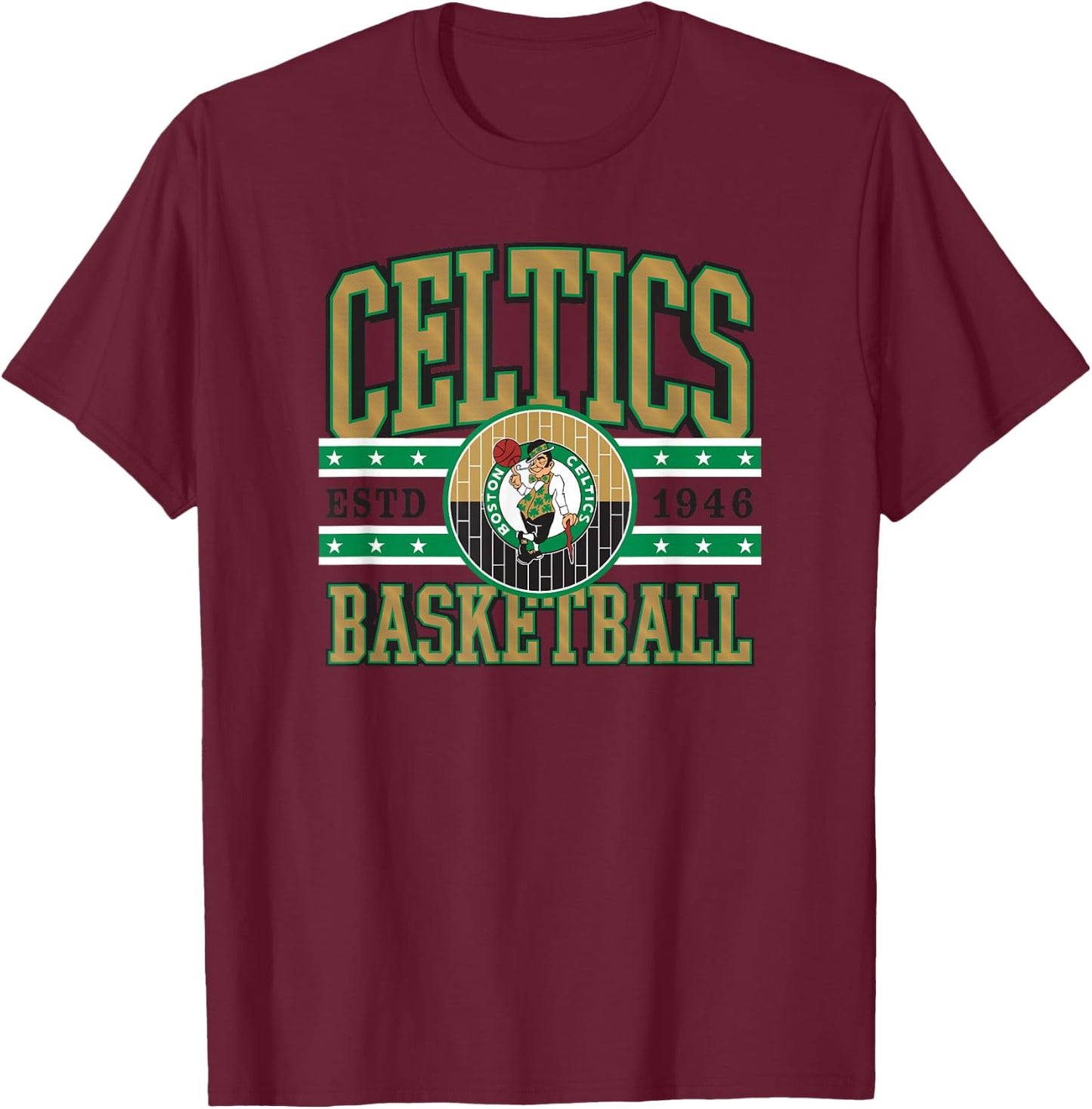NBA Boston Celtics Courtside T-Shirt - T-Shirt | Maroon