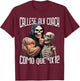 Callese alv coach como que 4x12: Calacas chidas gym T-Shirt - T-Shirt | Maroon