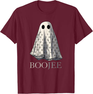 Boo Jee Ghost | Boujee Halloween Costume Trick Or Treat T-Shirt - T-Shirt | Maroon