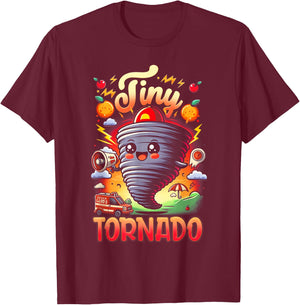 Storm Chaser Hurricane Meteorology Tornado Kids Tiny Tornado T-Shirt - T-Shirt | Maroon