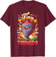 Storm Chaser Hurricane Meteorology Tornado Kids Tiny Tornado T-Shirt - T-Shirt | Maroon
