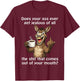 Does Your Ass Ever Get Jealous Sarcastic Donkey T-Shirt - T-Shirt | Maroon