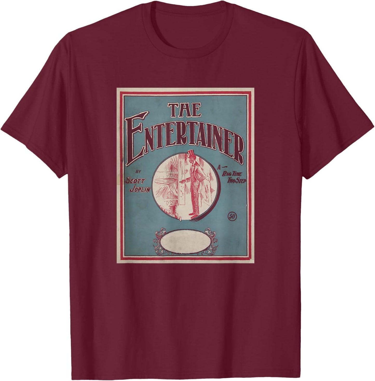 The Entertainer Song T-Shirt - T-Shirt | Maroon