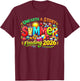 Unearth A Story Summer Reading Program 2026 Men Women Kids T-Shirt - T-Shirt | Maroon