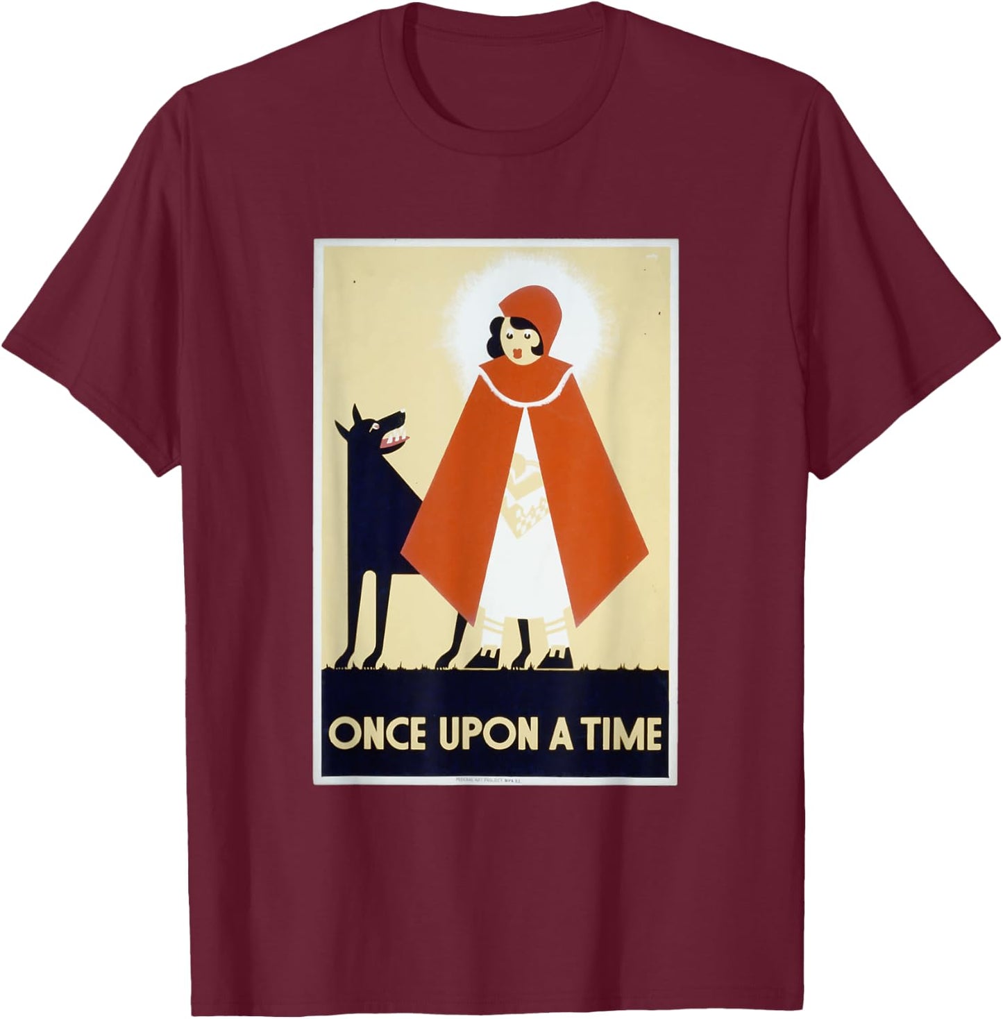 Once Upon A Time Fairy Tale Vintage Story American Shirt T-Shirt - T-Shirt | Maroon