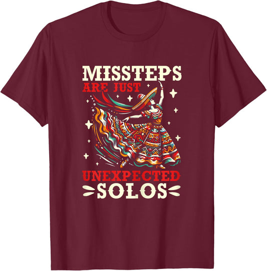 Mexican dance Ballet Folklorico mom T-Shirt - T-Shirt | Maroon