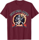 Black Death Rock Heavy Metal Music Goth Designs -Adults & -Kids Heavy Metal Maniac Black Small Short Sleeve T-Shirt - T-Shirt | Maroon