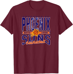 NBA Phoenix Suns Nonstop Action T-Shirt - T-Shirt | Maroon