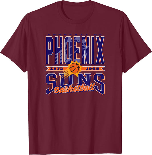 NBA Phoenix Suns Nonstop Action T-Shirt - T-Shirt | Maroon