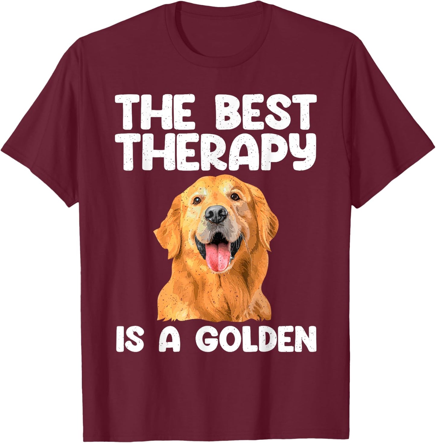 Golden Retriever Design Women Golden Retriever Lover T-Shirt - T-Shirt | Maroon