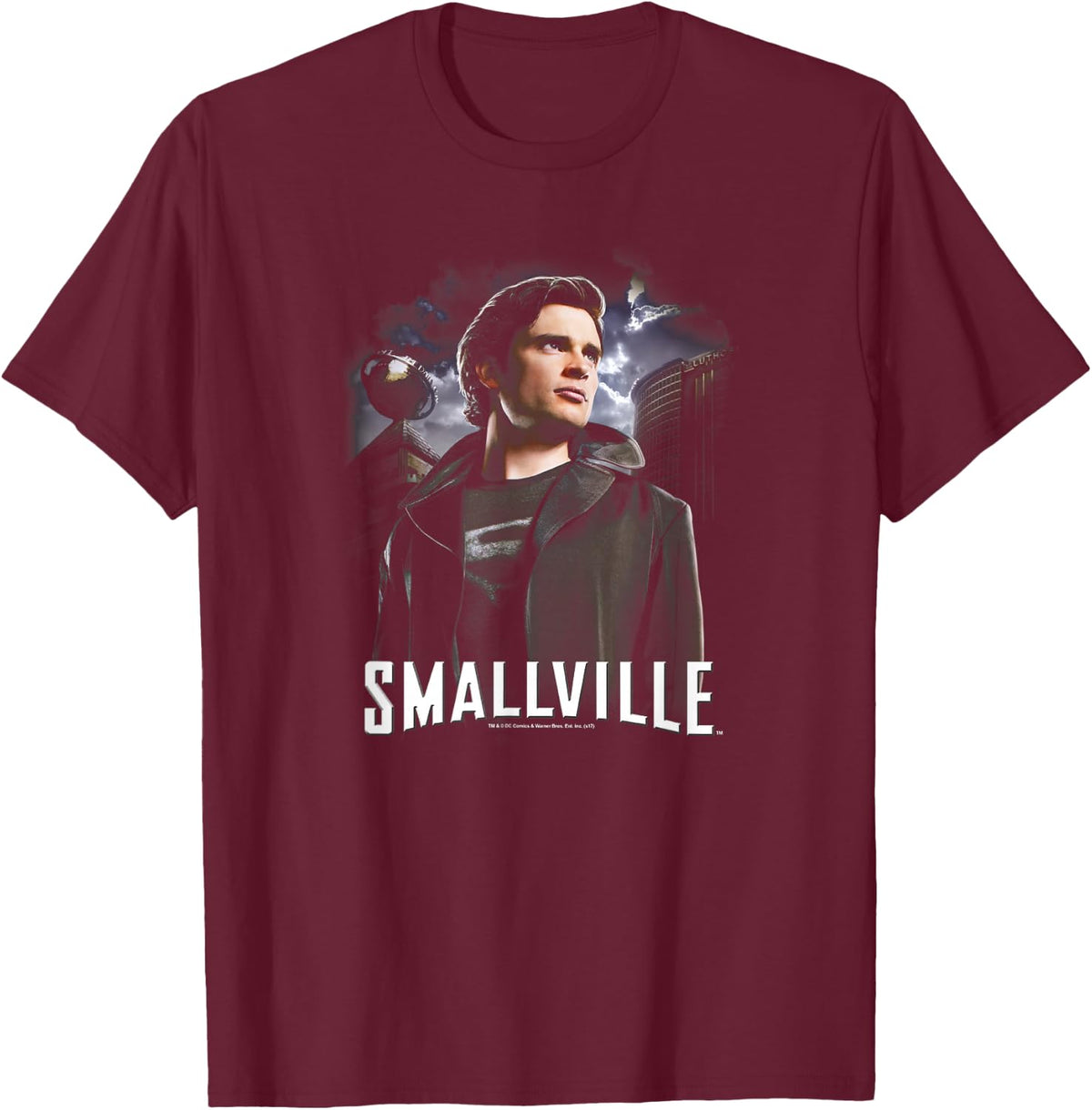 Smallville Out of The Shadows T-Shirt - T-Shirt | Maroon