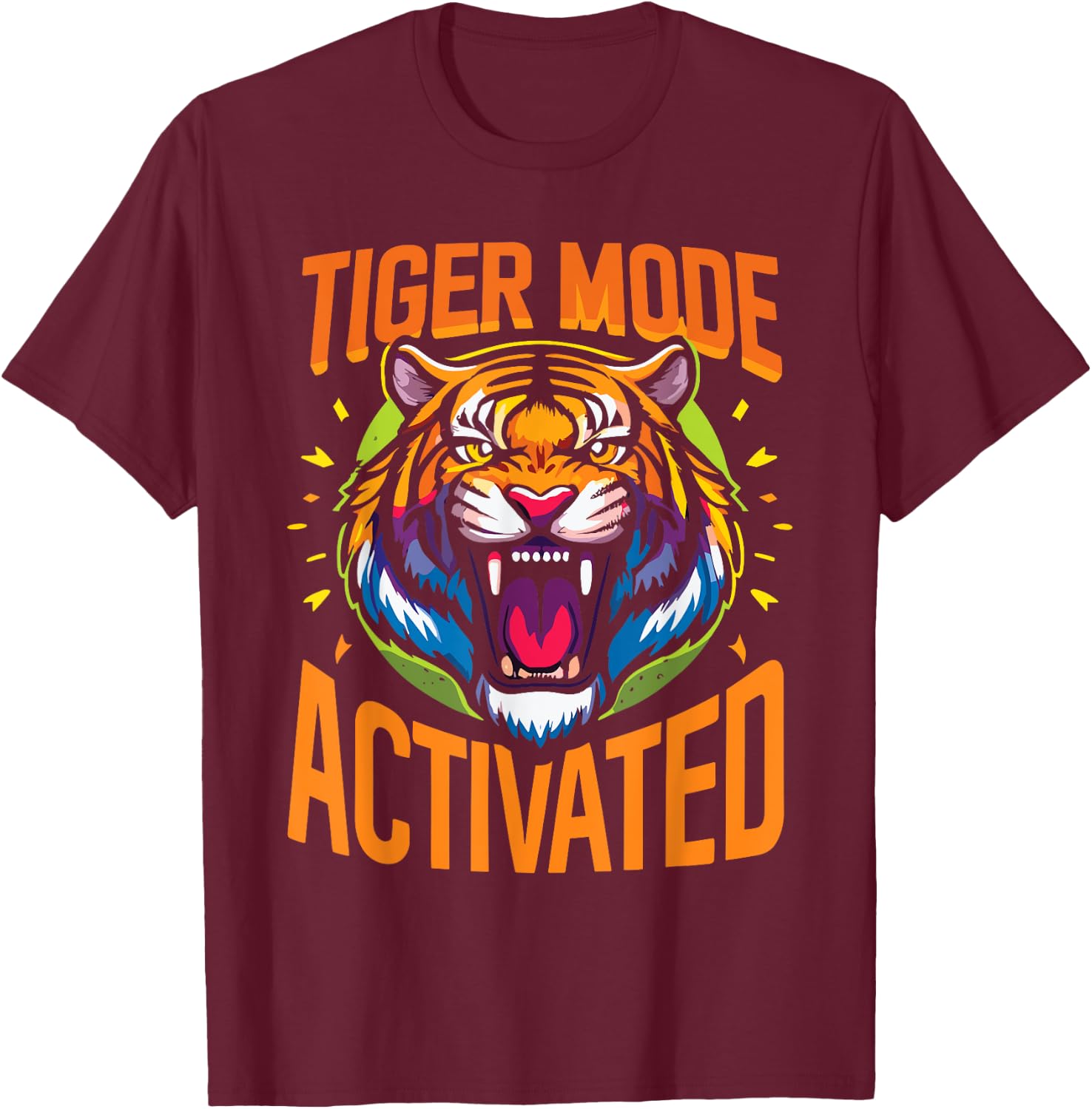 Tiger T-Shirt - T-Shirt | Maroon