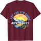 Let the 4th Grade Adventure Begin Fourth Grade Teacher Women Girls Kids T-Shirt - T-Shirt | Maroon