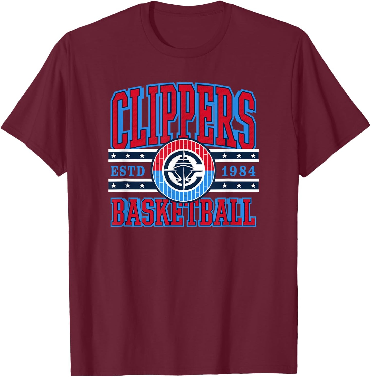 NBA Los Angeles Clippers Courtside T-Shirt - T-Shirt | Maroon