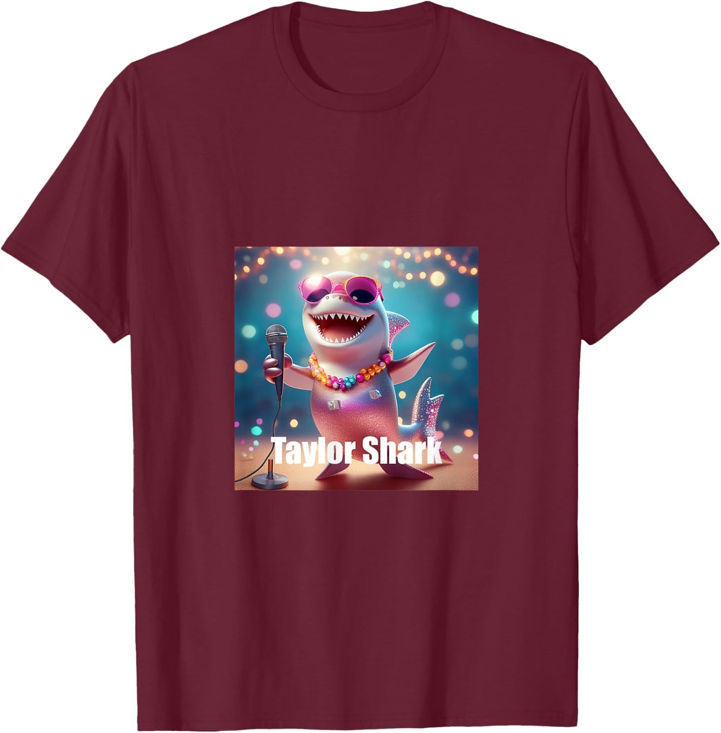 Taylor Shark T-Shirt - T-Shirt | Maroon