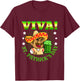 Viva St Patricks Day Irish Mexican T-Shirt - T-Shirt | Maroon