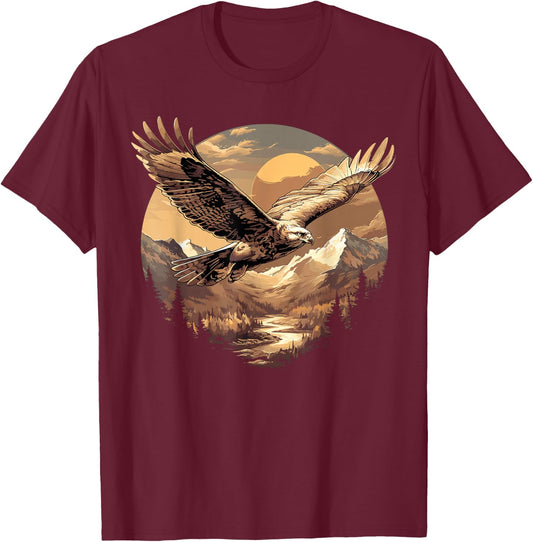 Hawks Hawk T-Shirt - T-Shirt | Maroon